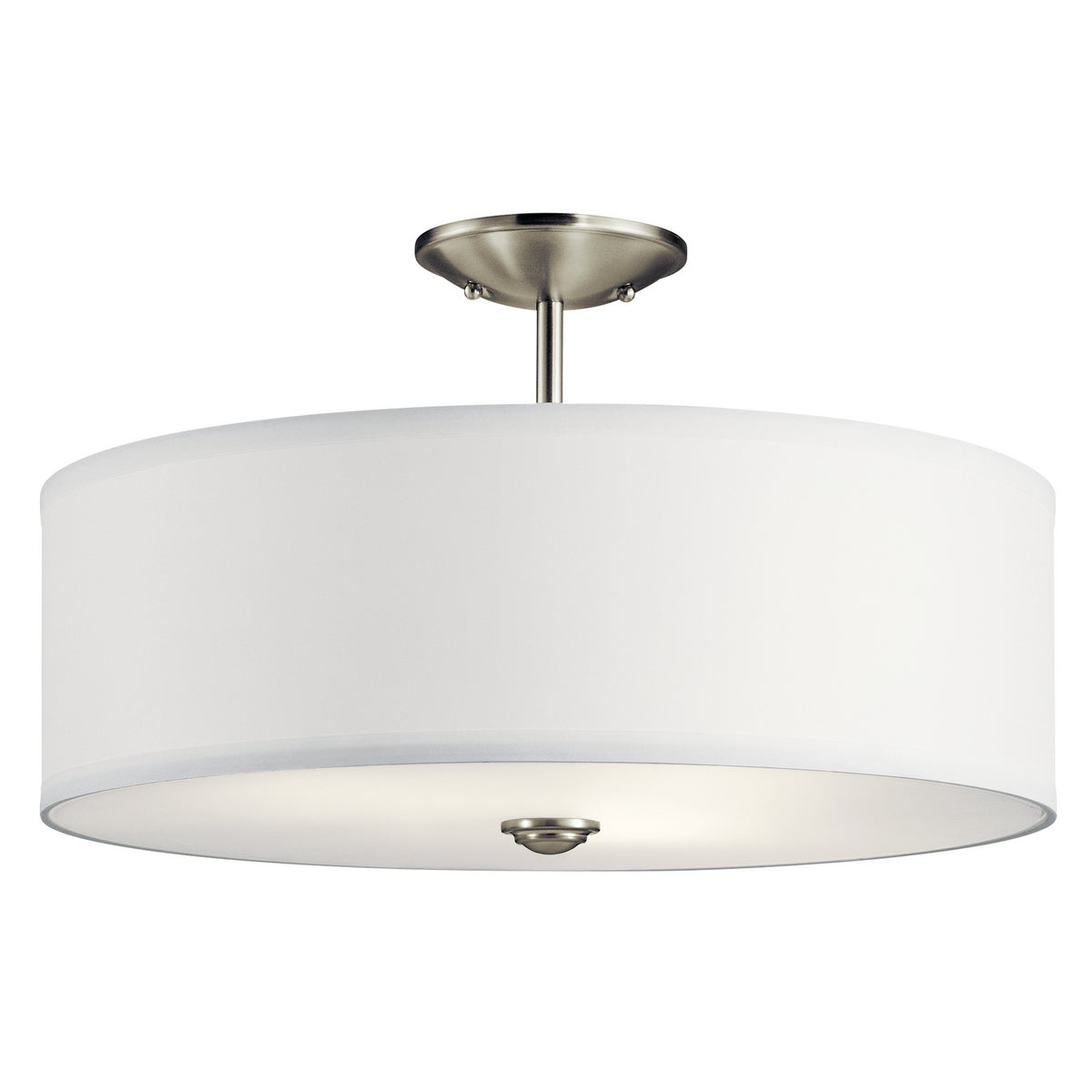 Shailene Three Light Semi Flush Mount in Brushed Nickel