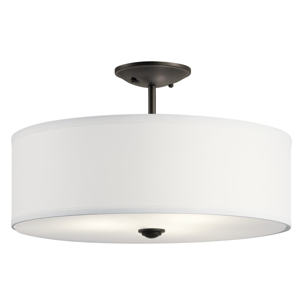 Shailene Three Light Semi Flush Mount in Olde Bronze