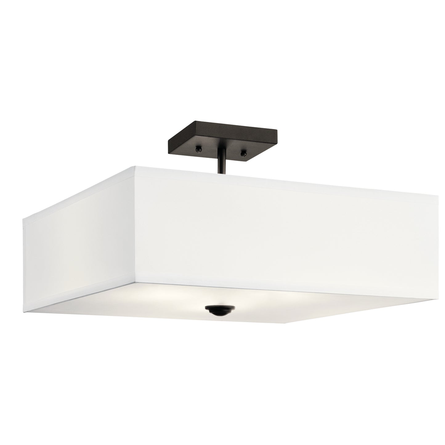 Shailene Three Light Semi Flush Mount in Olde Bronze