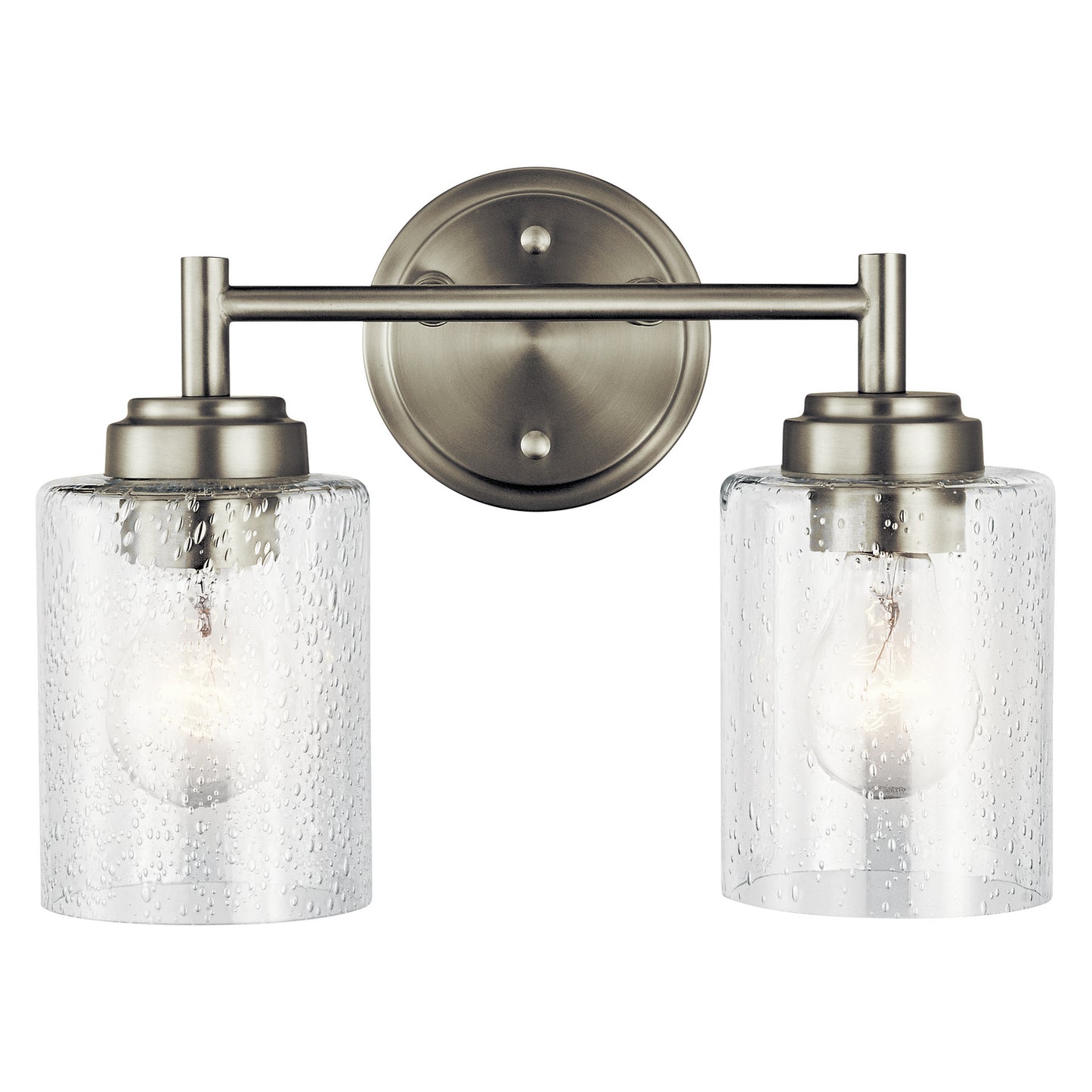 Winslow Two Light Bath in Brushed Nickel