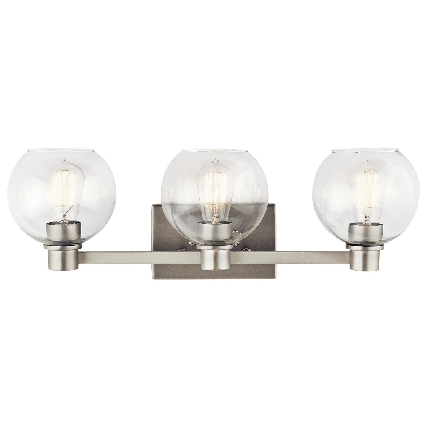 Harmony Three Light Bath in Brushed Nickel