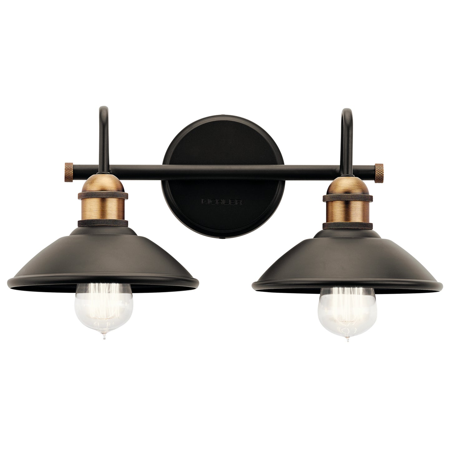 Clyde Two Light Bath in Olde Bronze