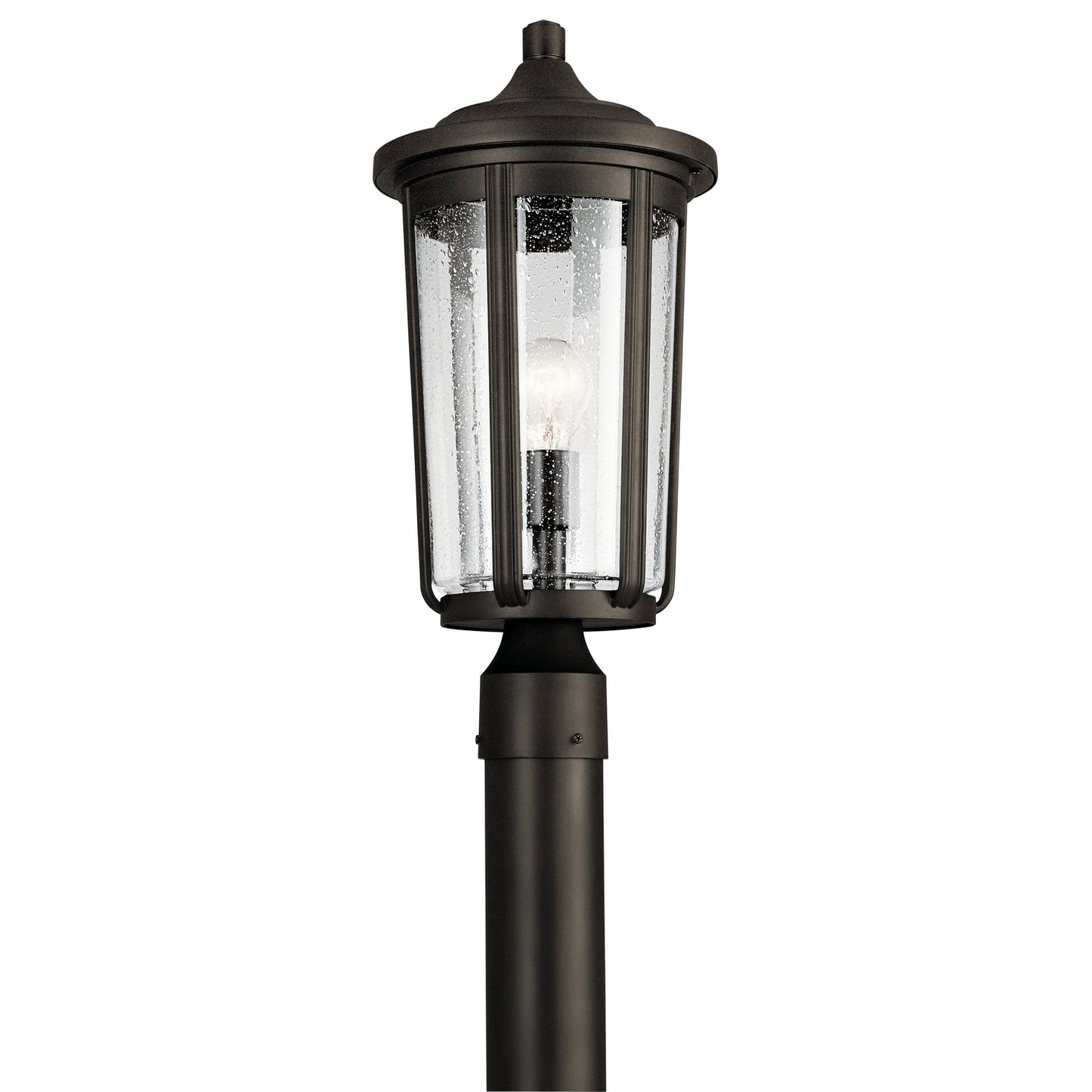Fairfield One Light Outdoor Post Mount in Olde Bronze