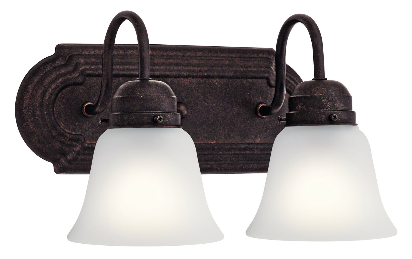 Two Light Bath in Tannery Bronze