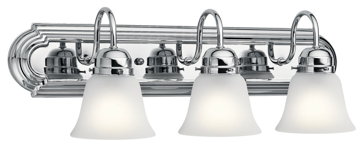 Three Light Bath in Chrome