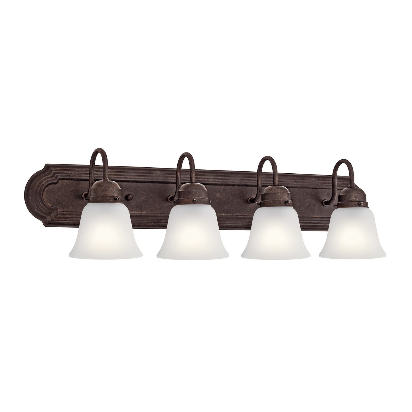 Four Light Bath in Tannery Bronze