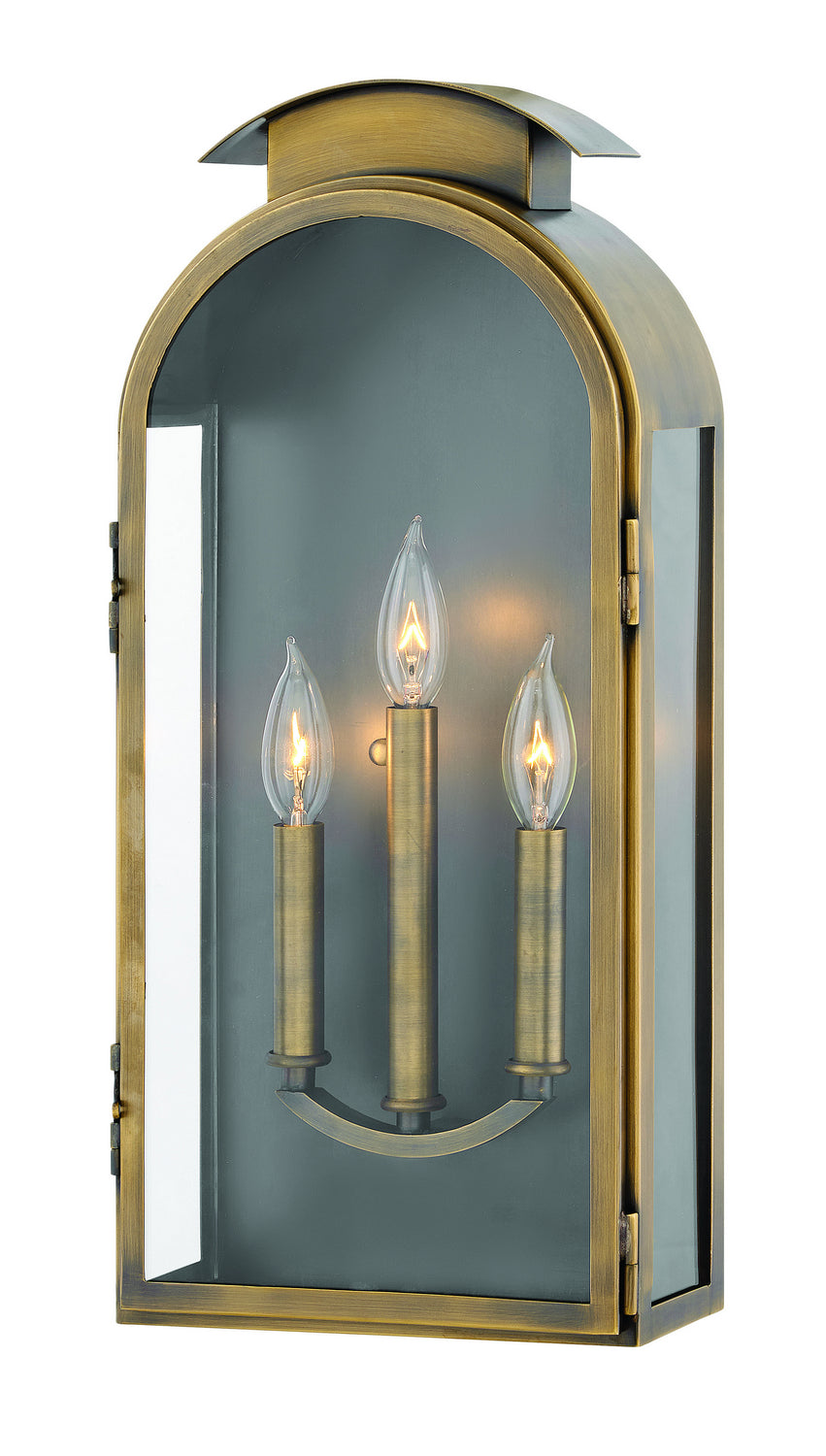 Rowley LED Wall Mount in Light Antique Brass