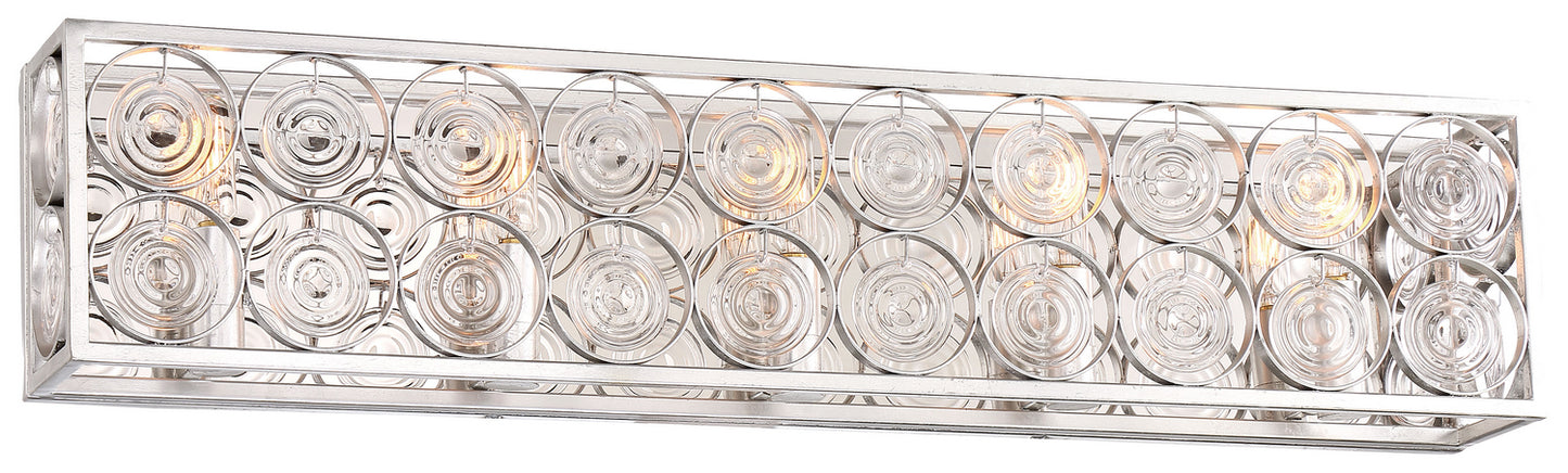 Culture Chic Five Light Bath in Catalina Silver