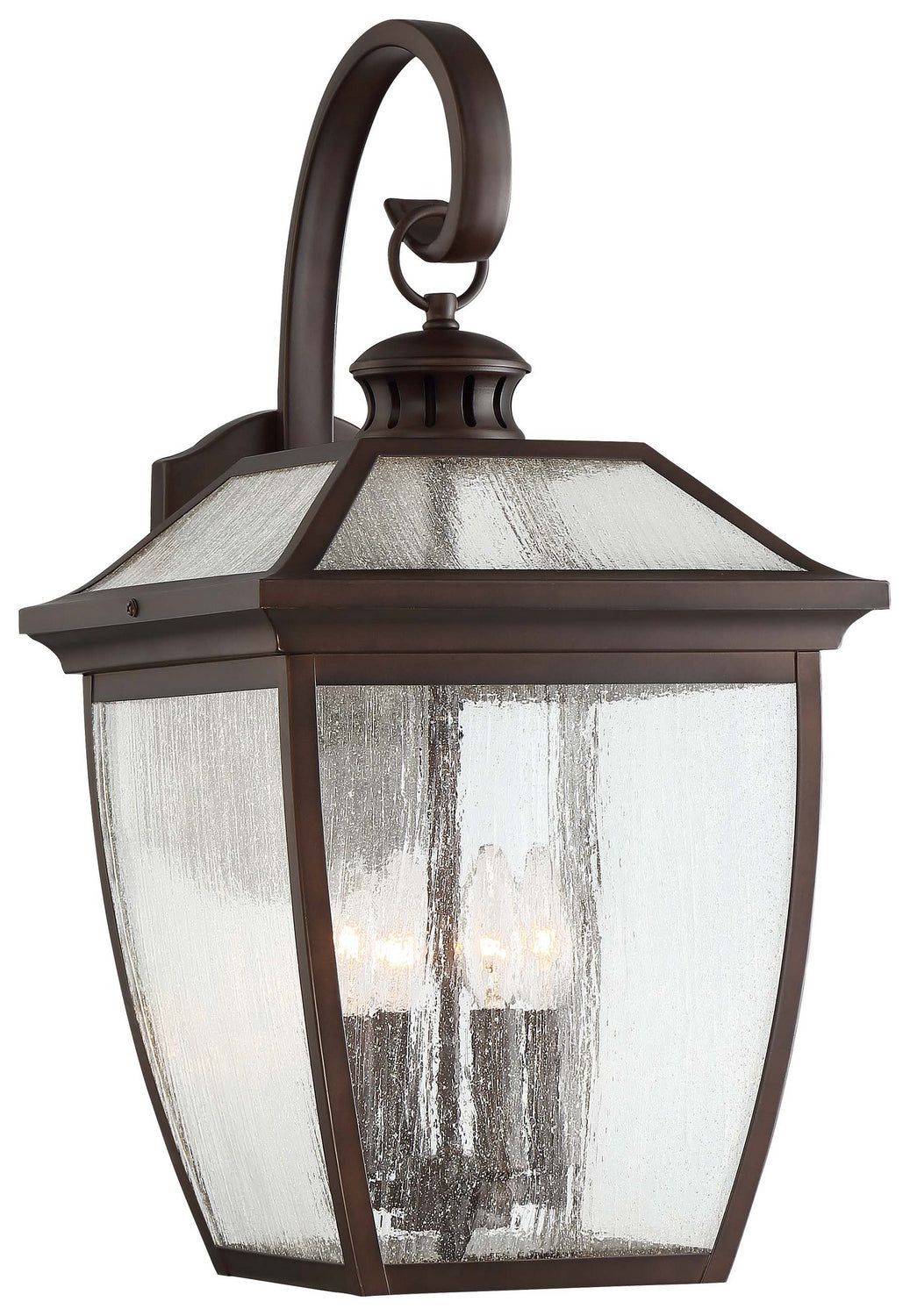 Sunnybrook Four Light Outdoor Wall Mount in Alder Bronze
