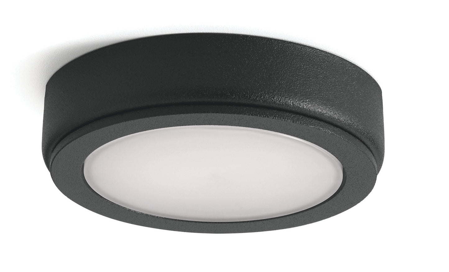 6D Series 24V Led Disc LED Disc in Textured Black