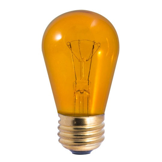 Bulbrite - 701211 - Light Bulb - Indicator, - Transparent Amber