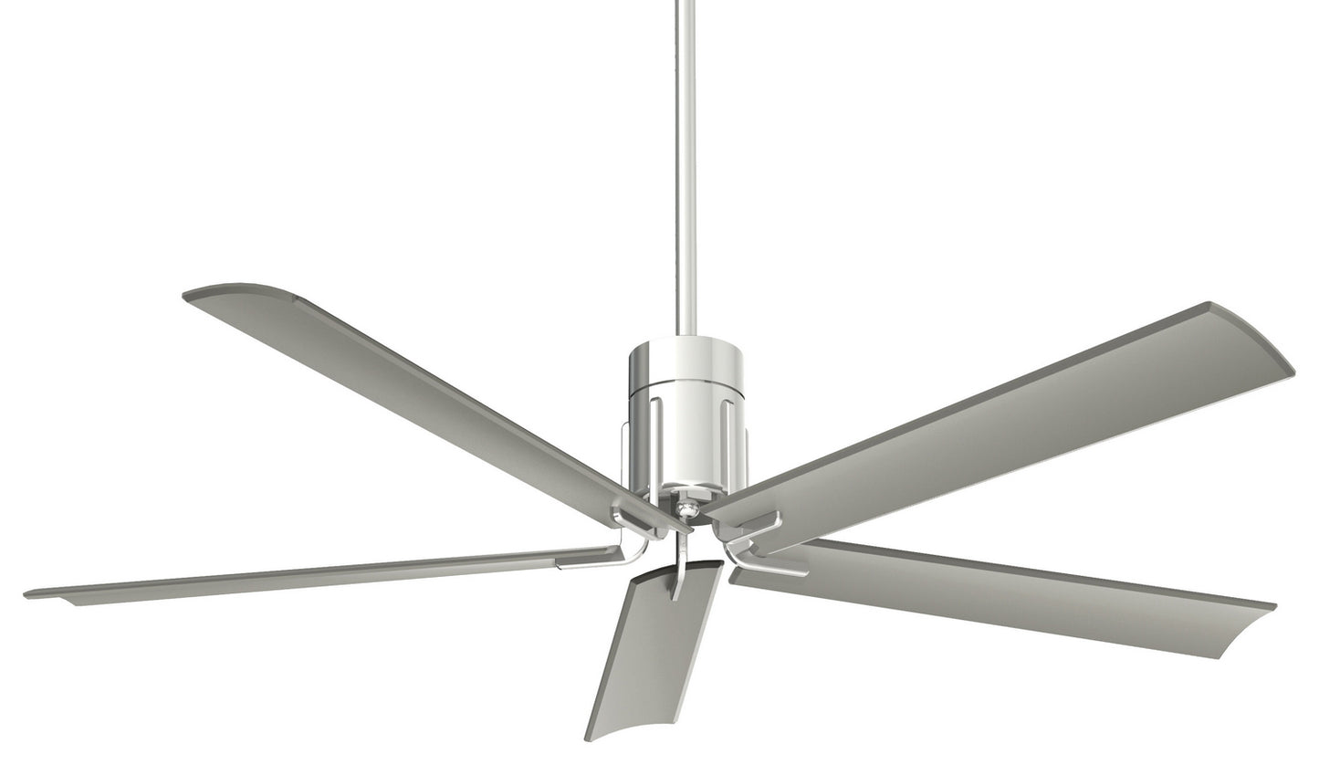 Clean 60"Ceiling Fan in Polished Nickel