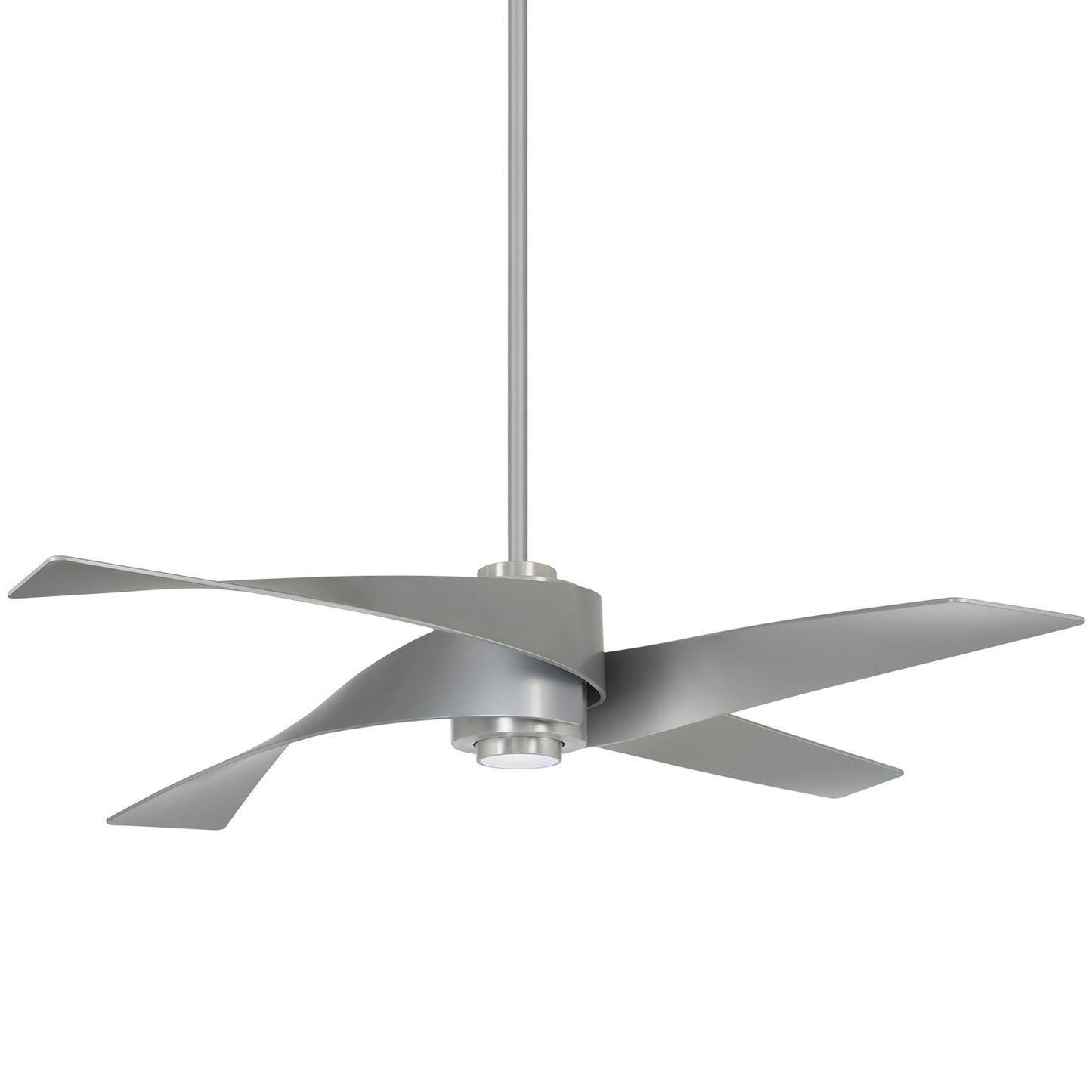 Artemis IV 64"Ceiling Fan in Brushed Nickel With Silver Blades