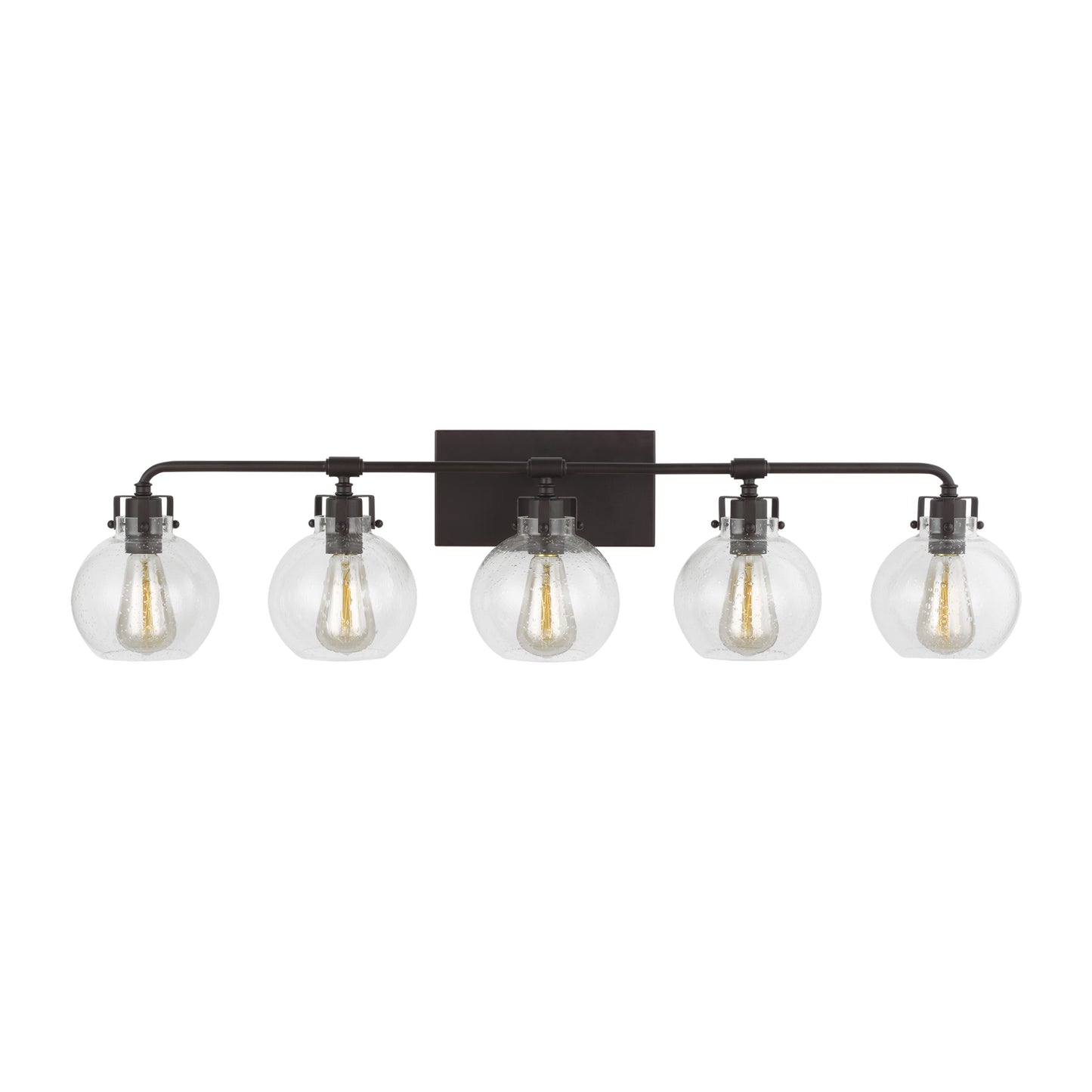 Clara Five Light Vanity in Oil Rubbed Bronze