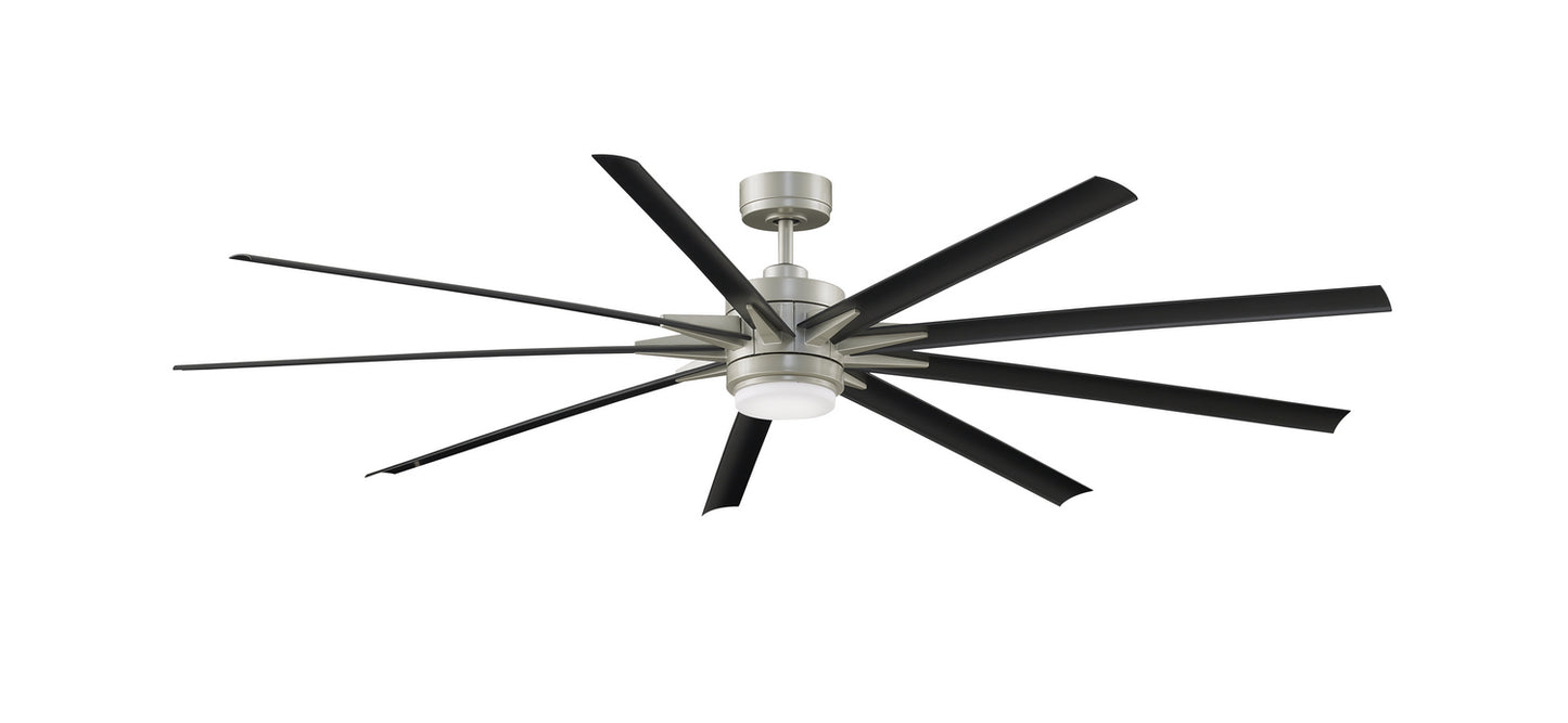 Odyn 84 84" Ceiling Fan in Brushed Nickel