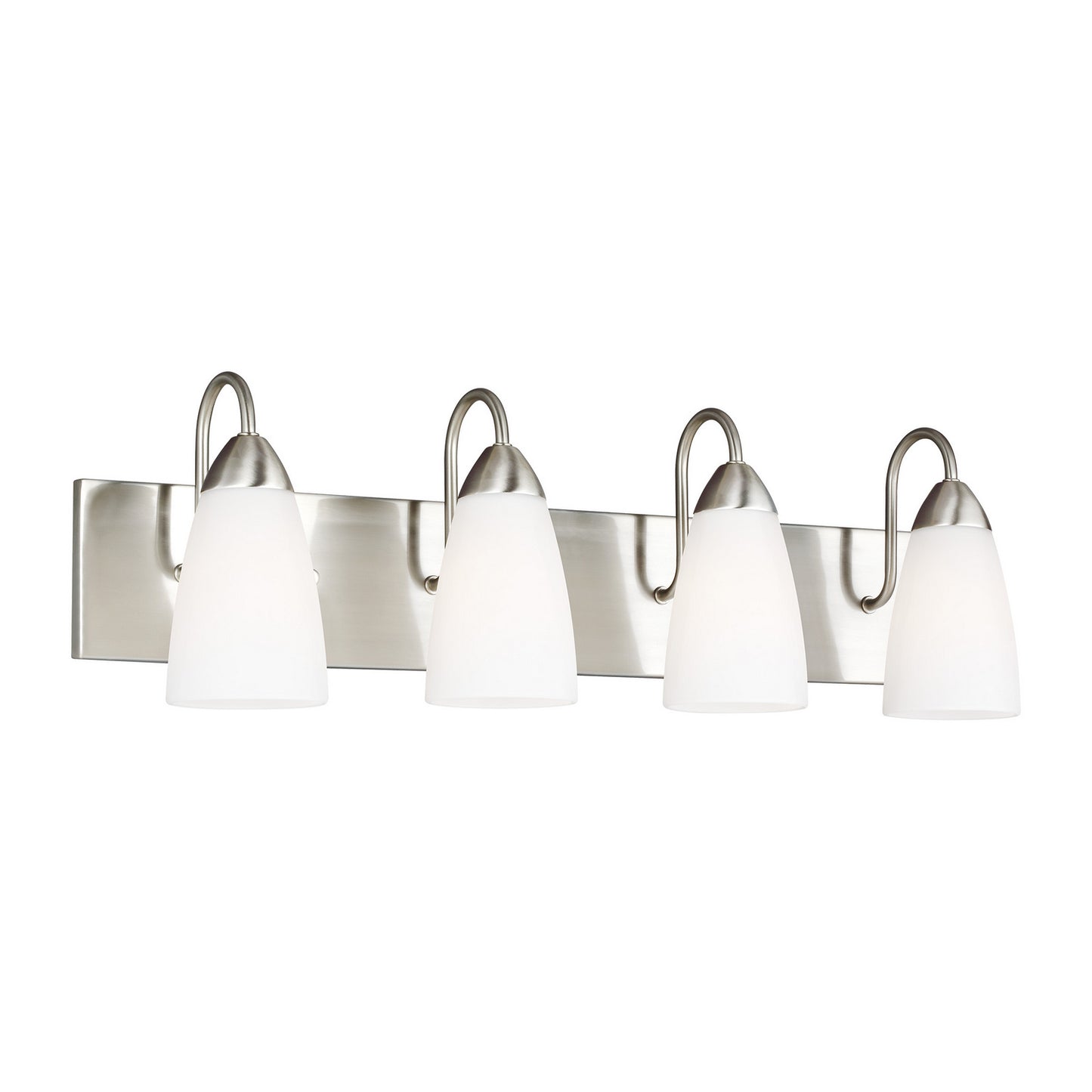 Generation Lighting - 4420204EN3-962 - Four Light Wall / Bath - Seville - Brushed Nickel