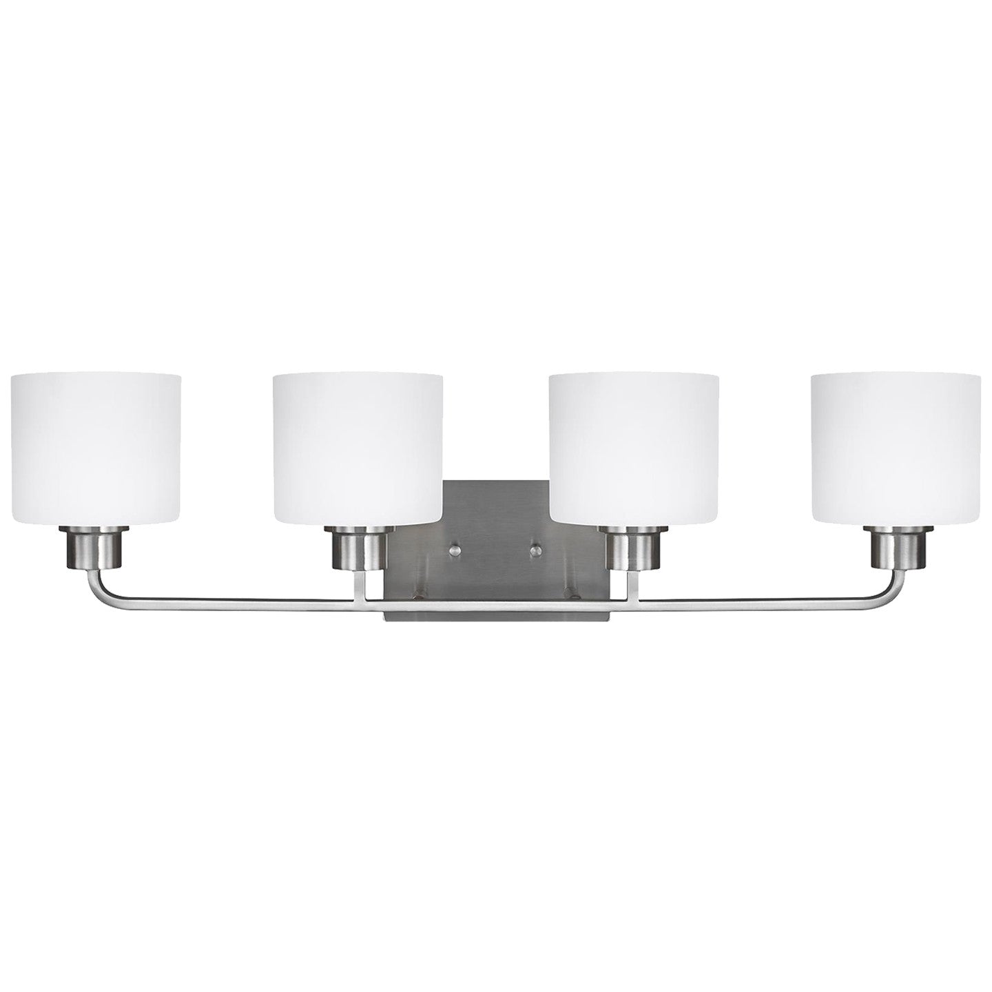 Generation Lighting - 4428804-962 - Four Light Wall / Bath - Canfield - Brushed Nickel
