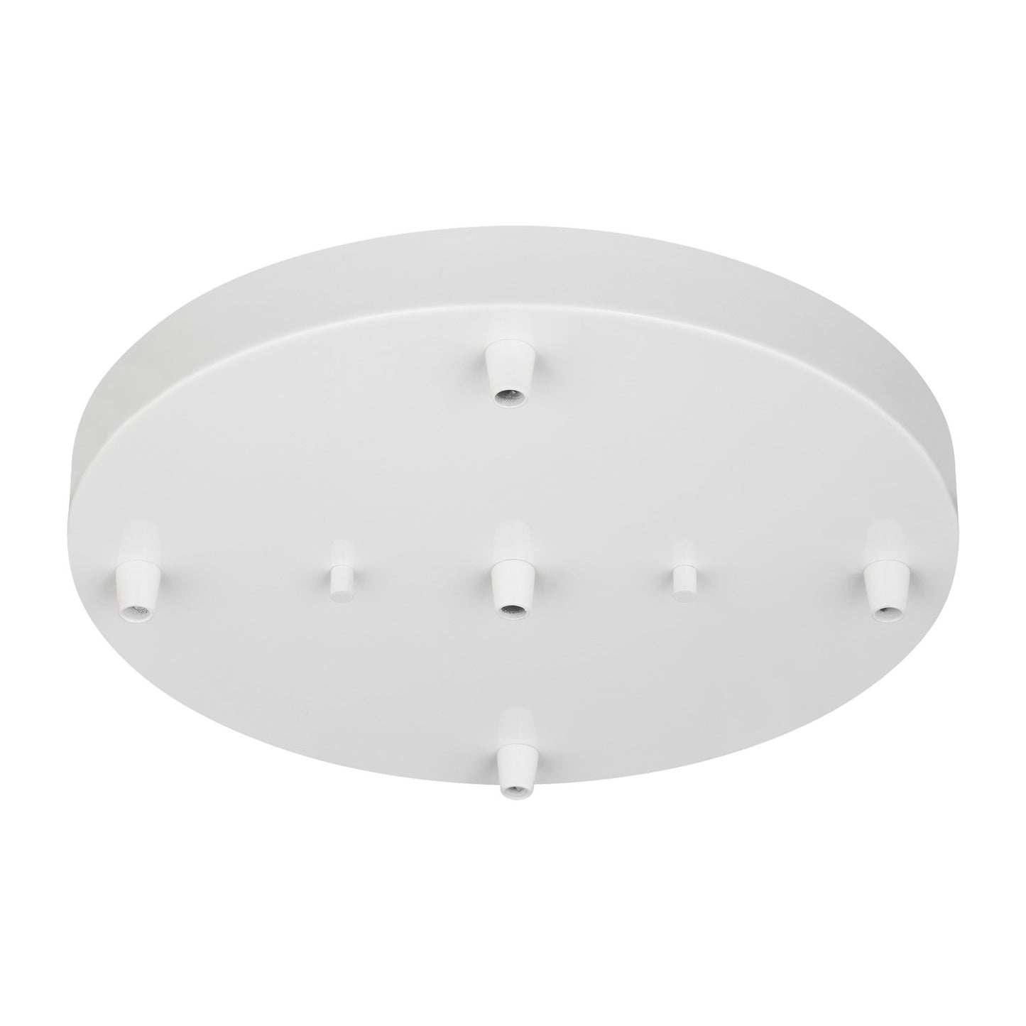 Multi-Port Canopy Five Light Cluster Canopy in White