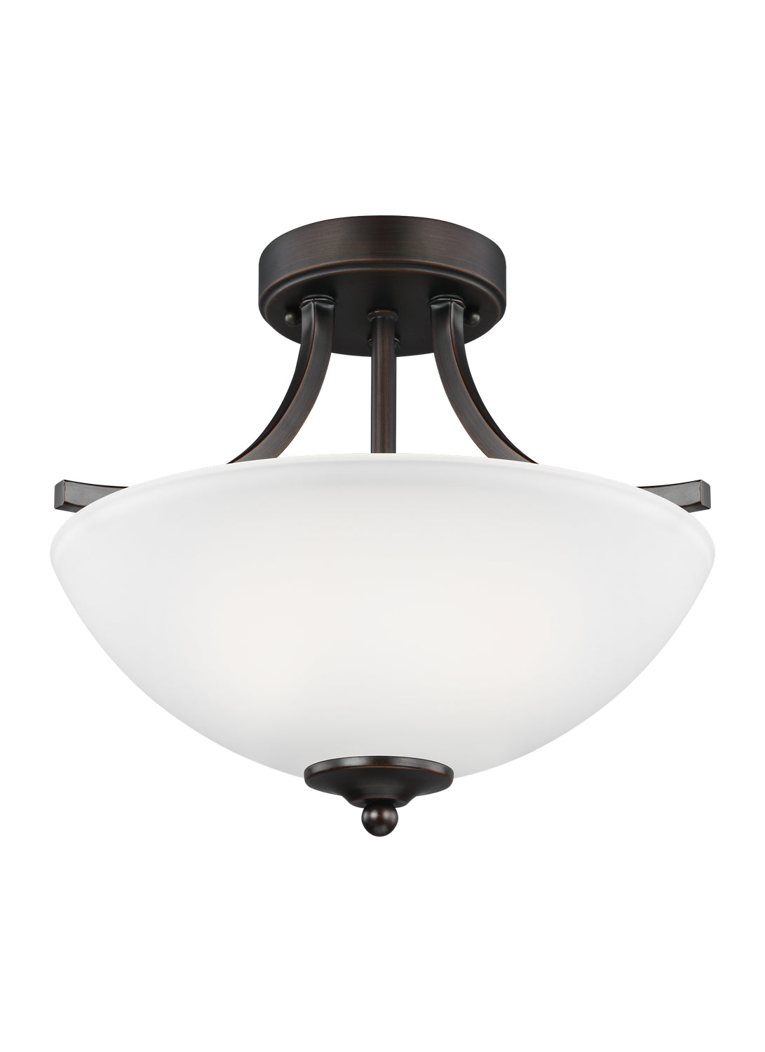 Generation Lighting - 7716502EN3-710 - Two Light Semi-Flush Convertible Pendant - Geary - Bronze