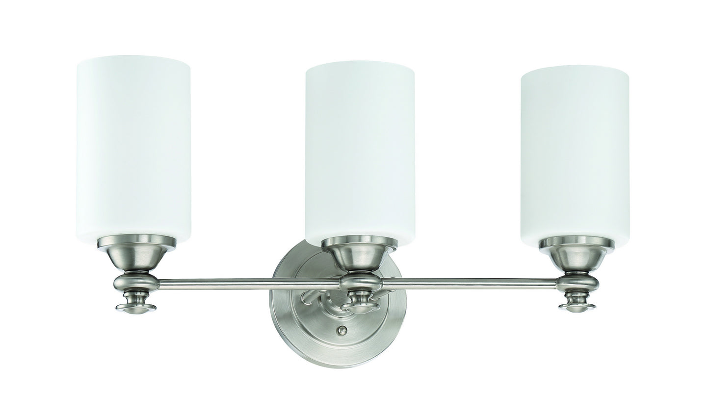 Craftmade - 49803-BNK - Three Light Vanity - Dardyn - Brushed Polished Nickel