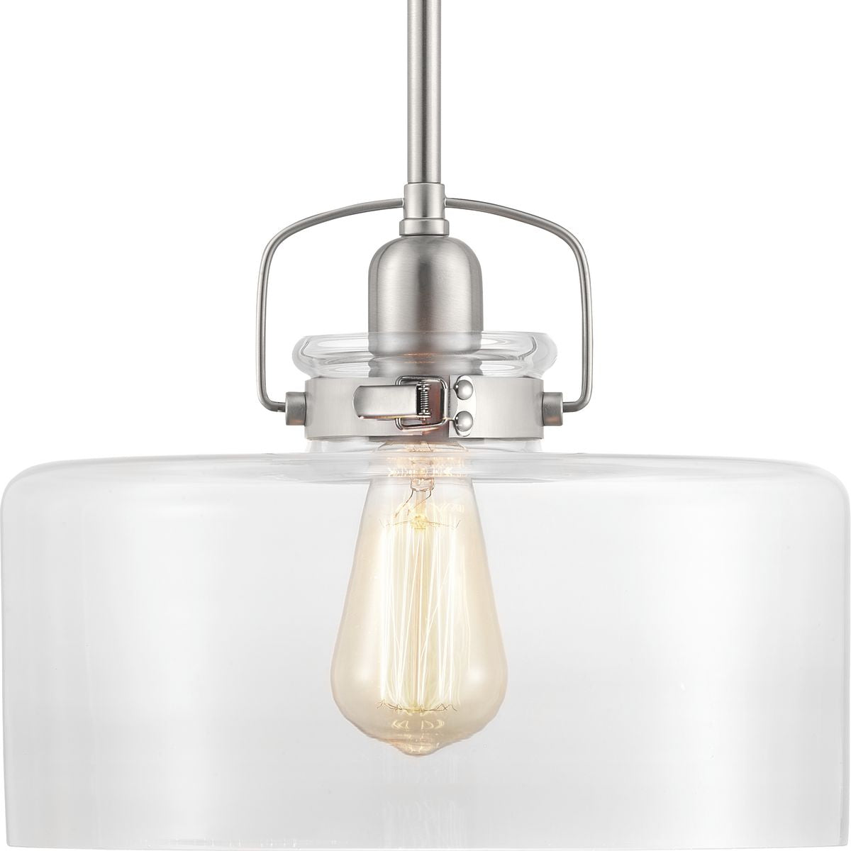 Calhoun One Light Pendant in Brushed Nickel