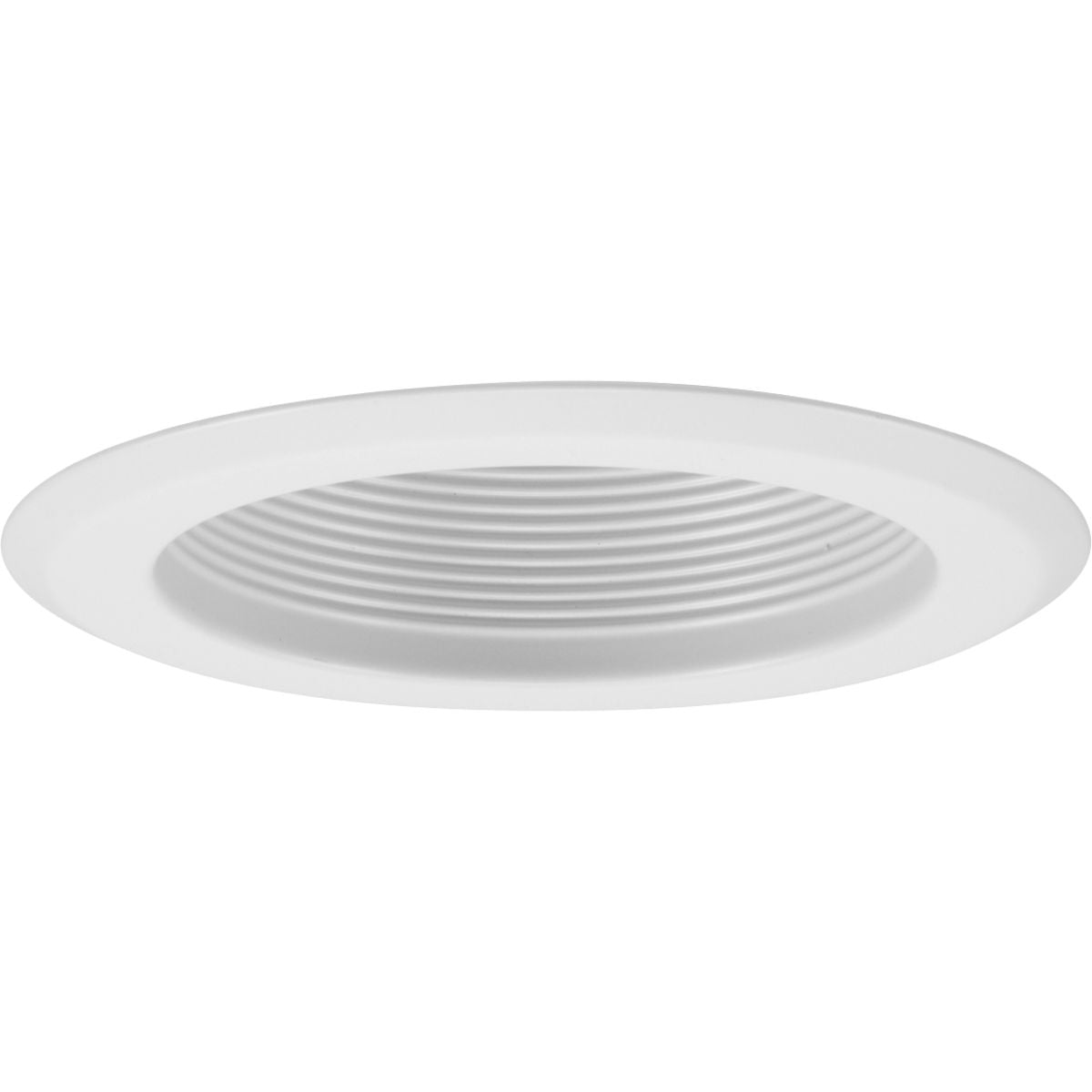 Recessed 5" Recessed Step Baffle Trim for 5" Housing in White