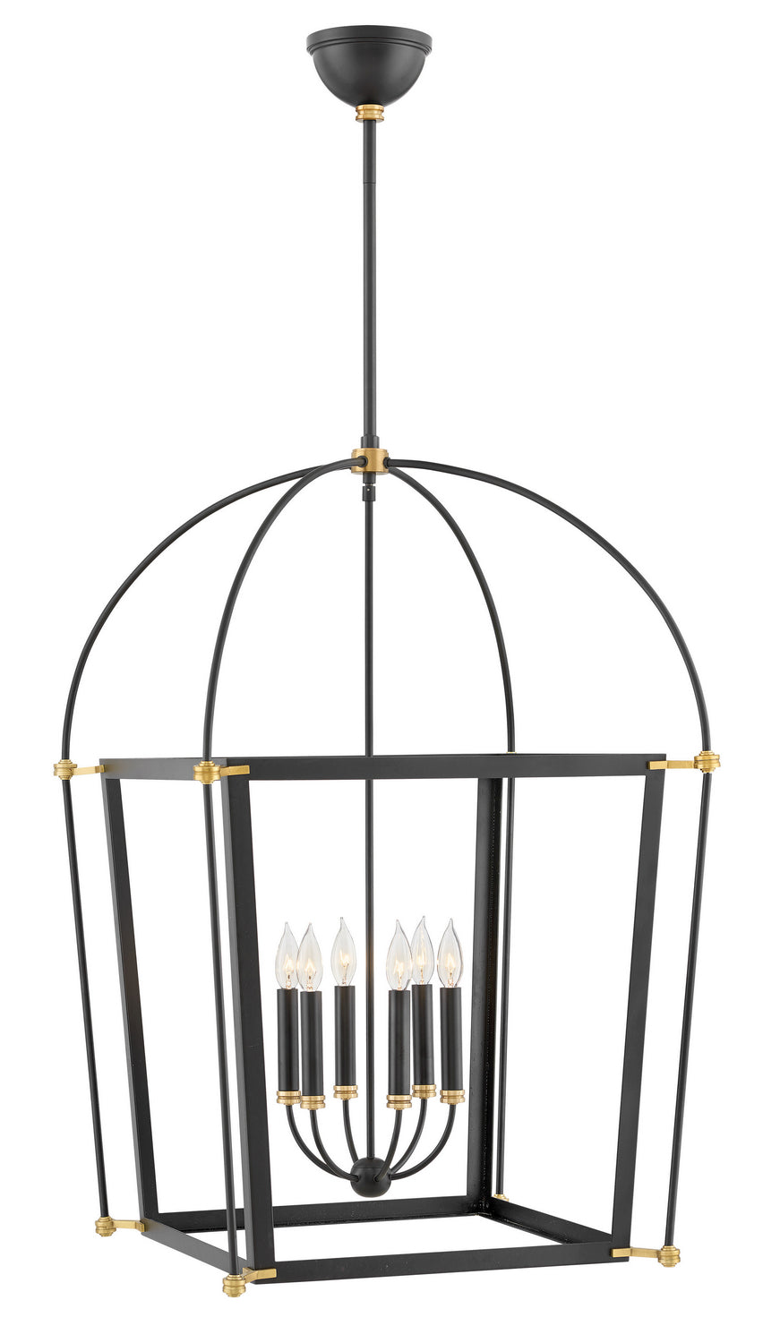 Selby LED Chandelier in Black