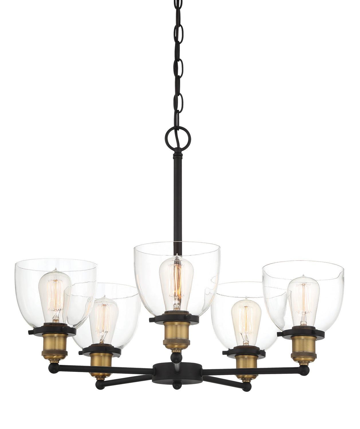 Bryson Five Light Chandelier in Vintage Bronze