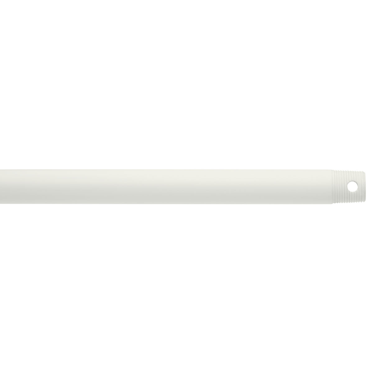 Accessory Fan Down Rod in White