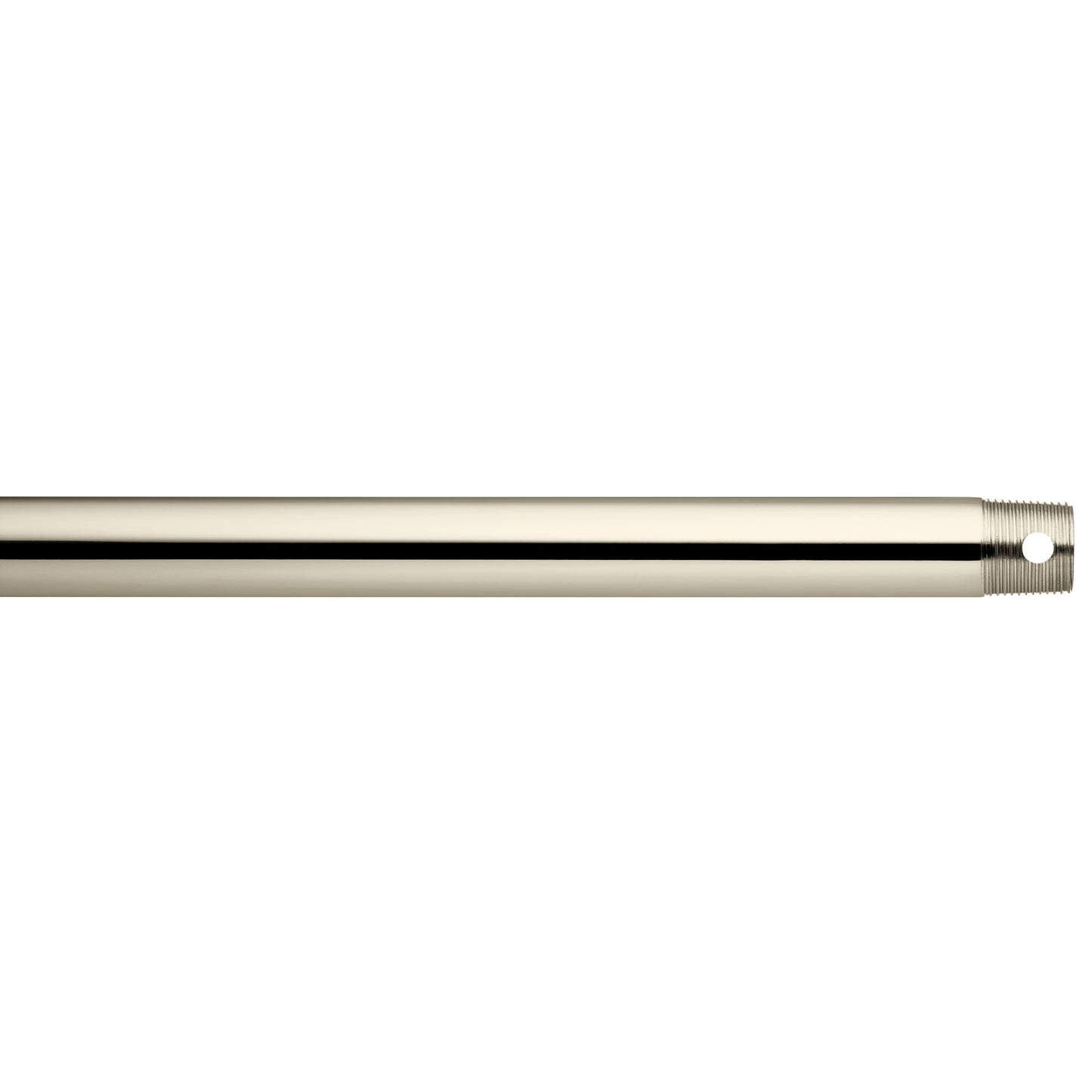 Accessory Fan Down Rod in Polished Nickel