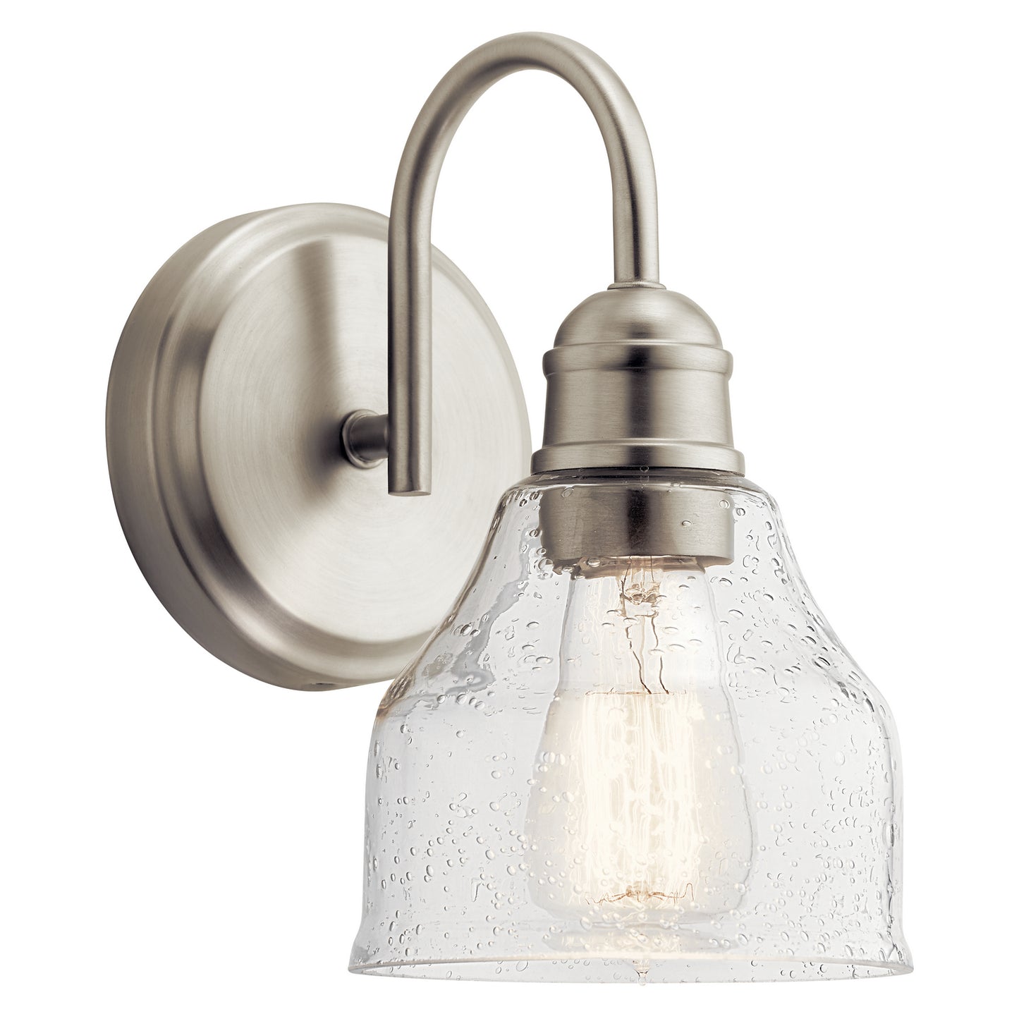 Avery One Light Wall Sconce in Brushed Nickel