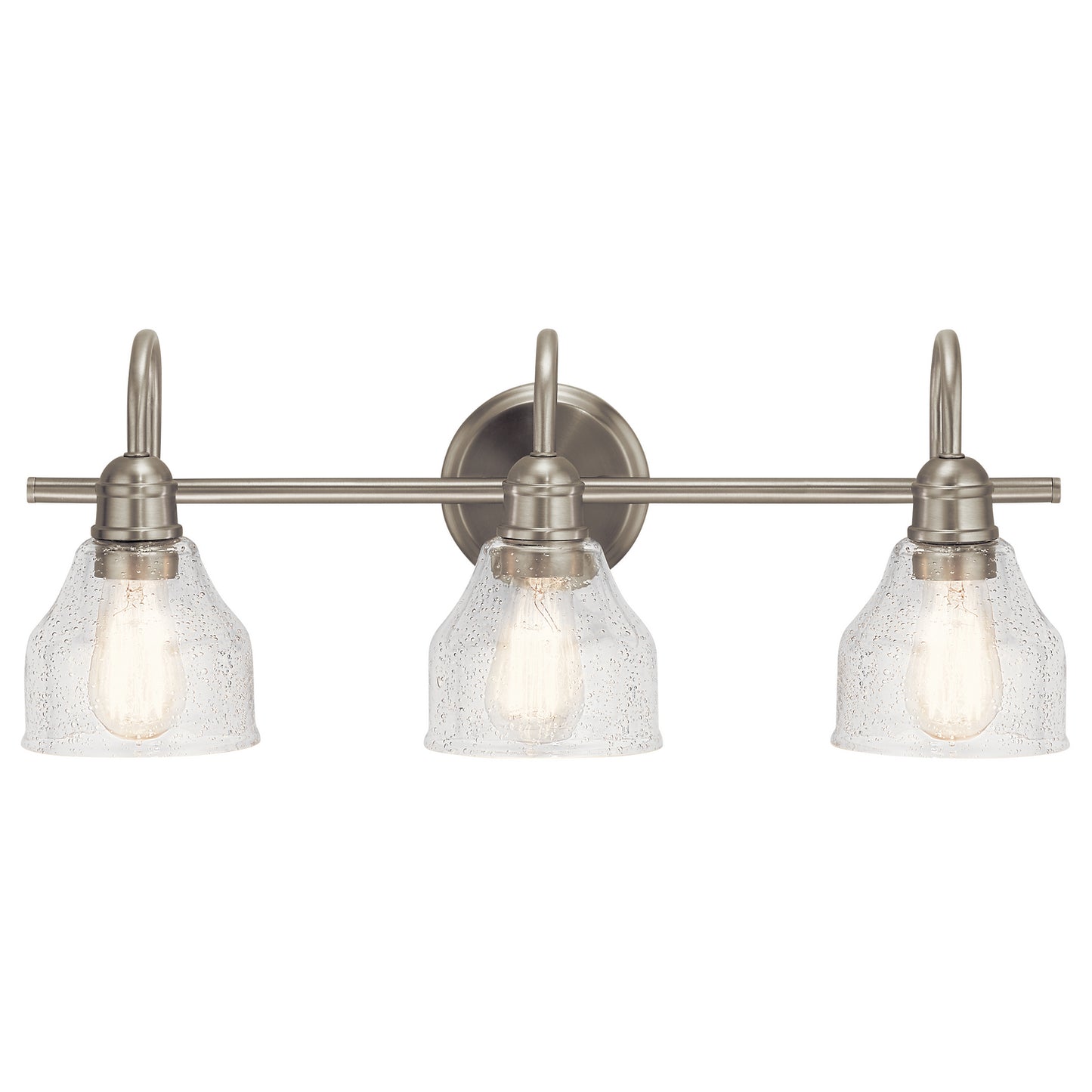 Avery Three Light Bath in Brushed Nickel