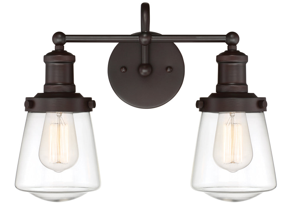 Taylor Two Light Bath in Satin Bronze