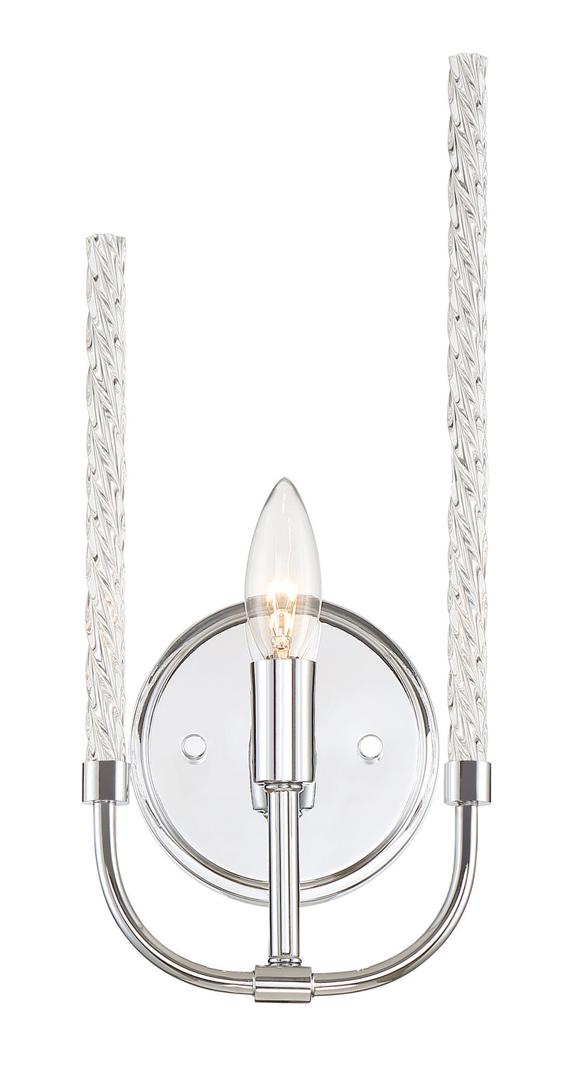 Laretto One Light Wall Sconce in Chrome