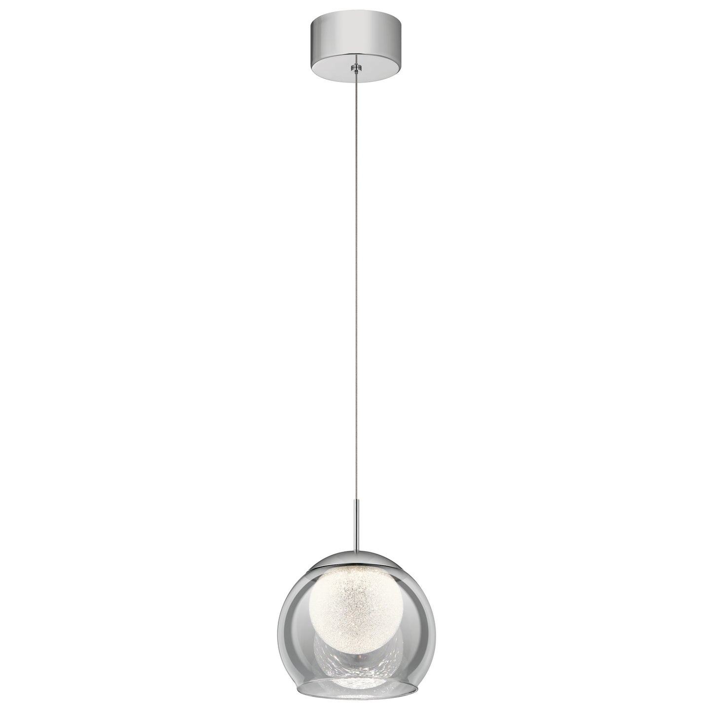 Lexi LED Mini Pendant in Chrome