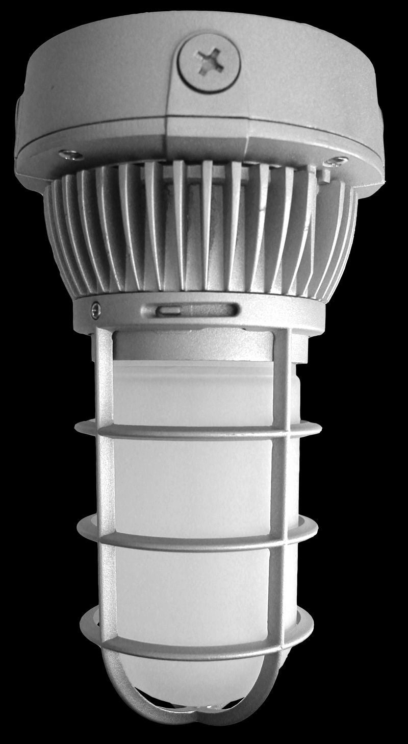 LED Universal Vapor Light in Silver