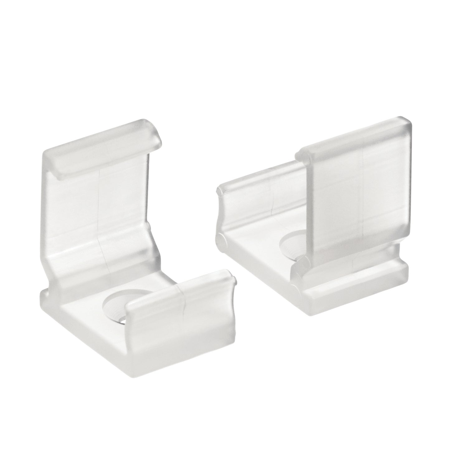 Ils Te Series Tape Extrustion Mounting Clips in Clear
