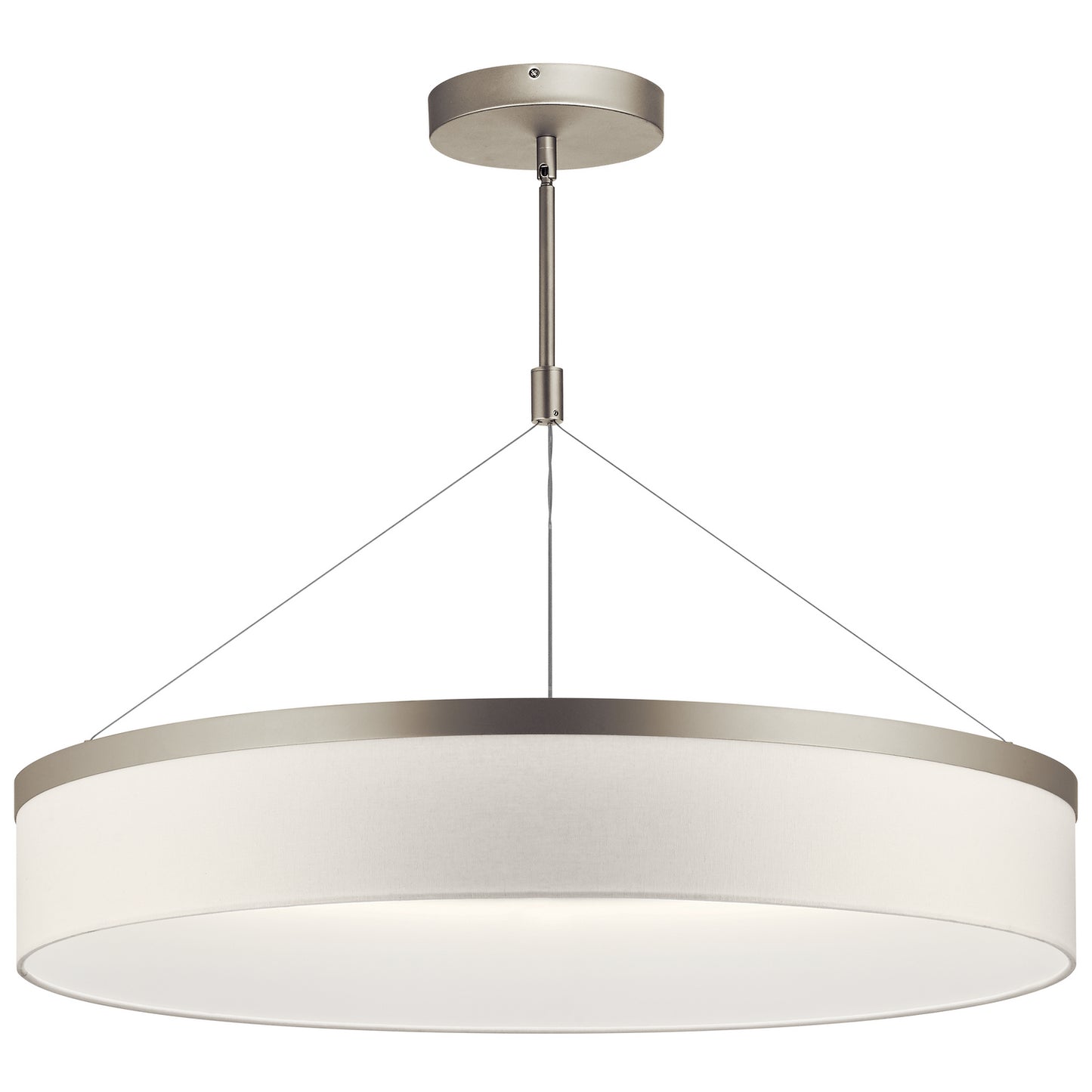 Mercel LED Chandelier in Satin Nickel