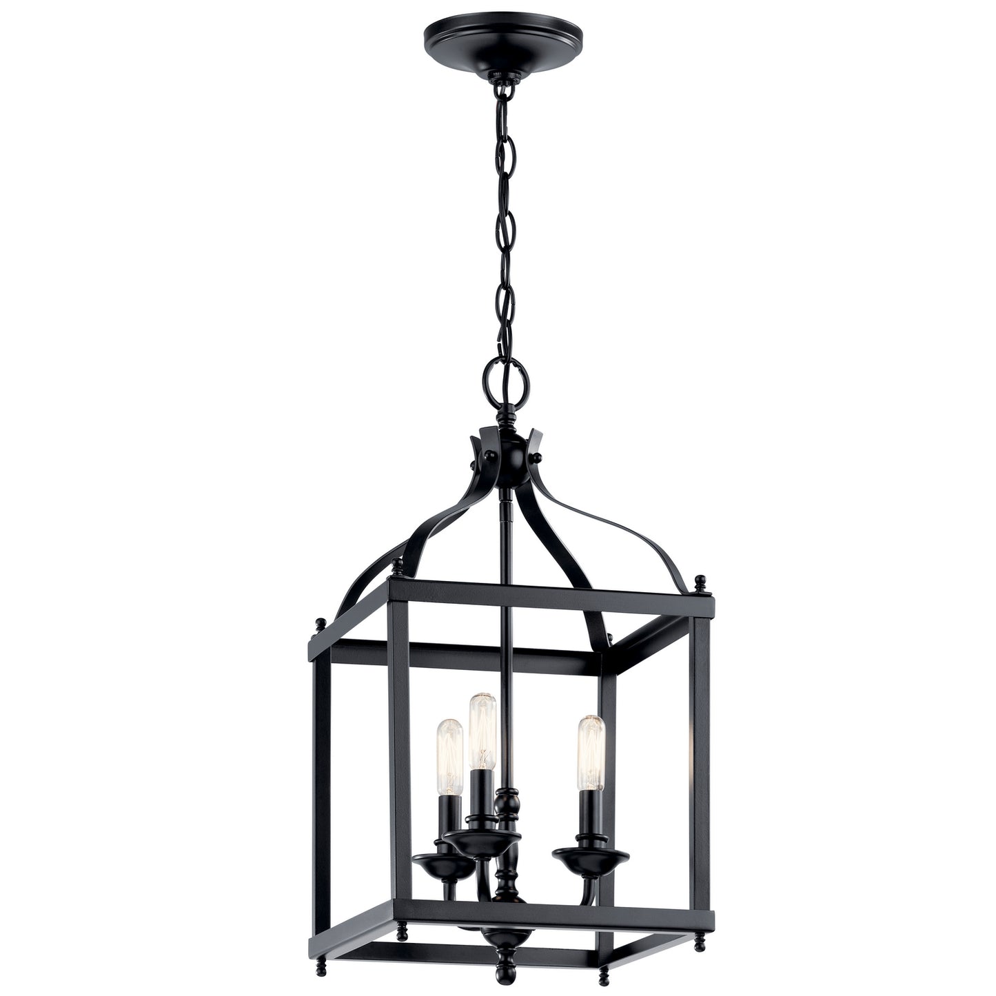 Larkin Three Light Pendant in Black
