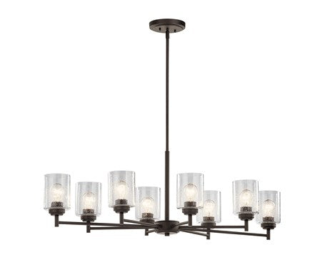 Winslow Eight Light Chandelier in Olde Bronze