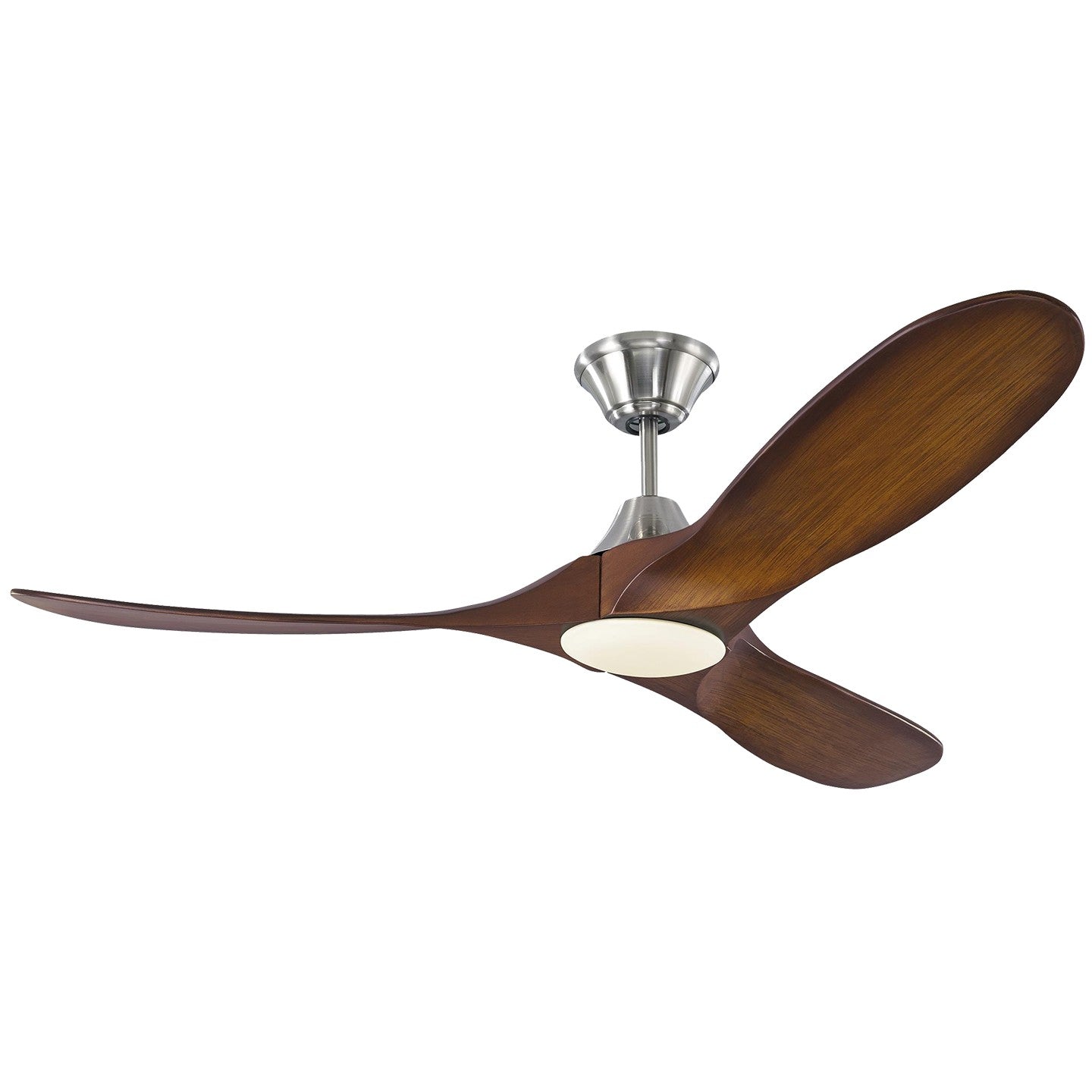 Maverick 52" Ceiling Fan in Brushed Steel