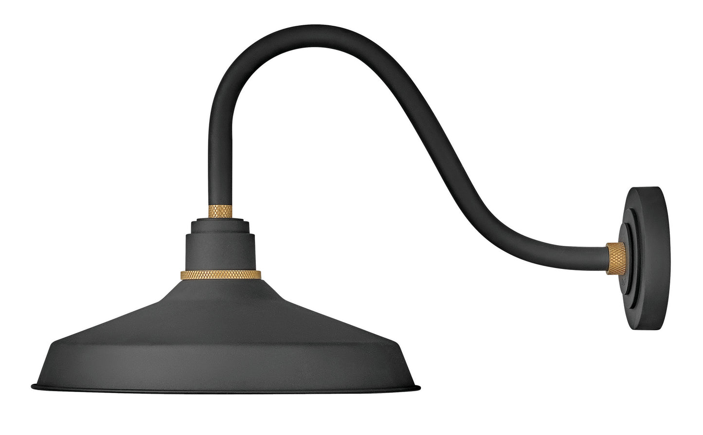 Foundry Classic LED Barn Light in Textured Black