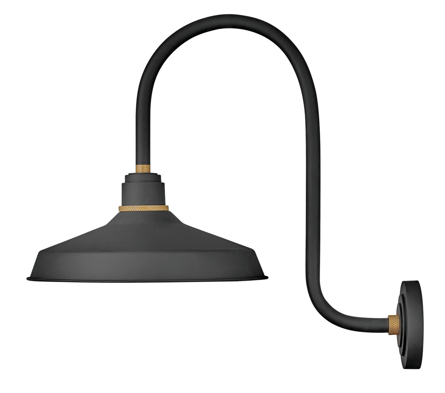 Foundry Classic LED Barn Light in Textured Black