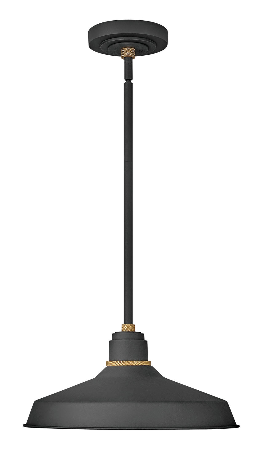 Hinkley - 10483TK - LED Convertible Pendant Barn Light - Foundry Classic - Textured Black