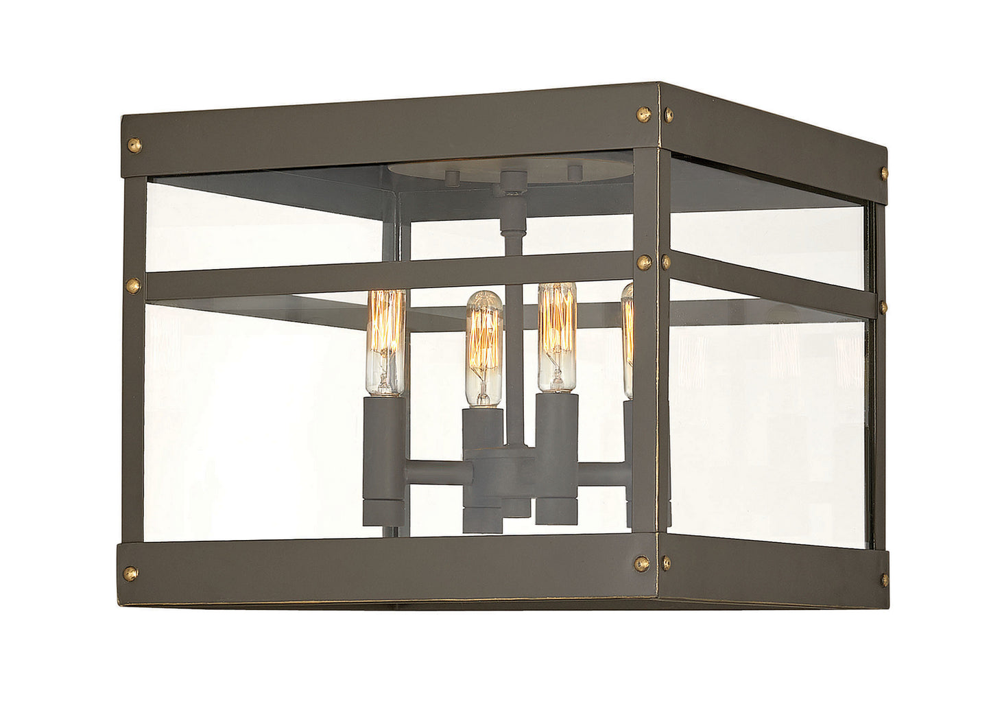 Porter LED Flush Mount in Oil Rubbed Bronze
