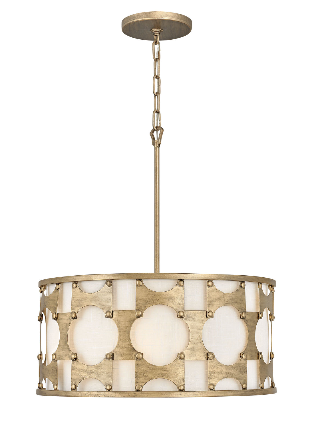Carter LED Chandelier in Burnished Gold