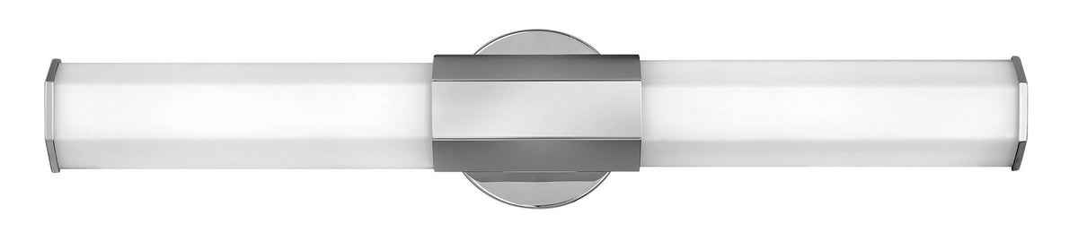 Facet LED Vanity in Polished Nickel