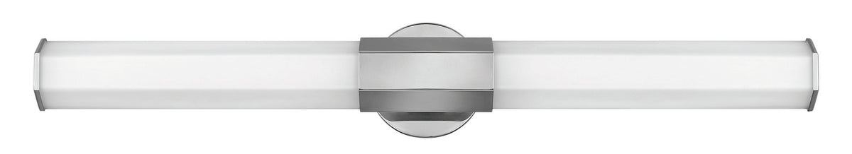 Facet LED Vanity in Polished Nickel