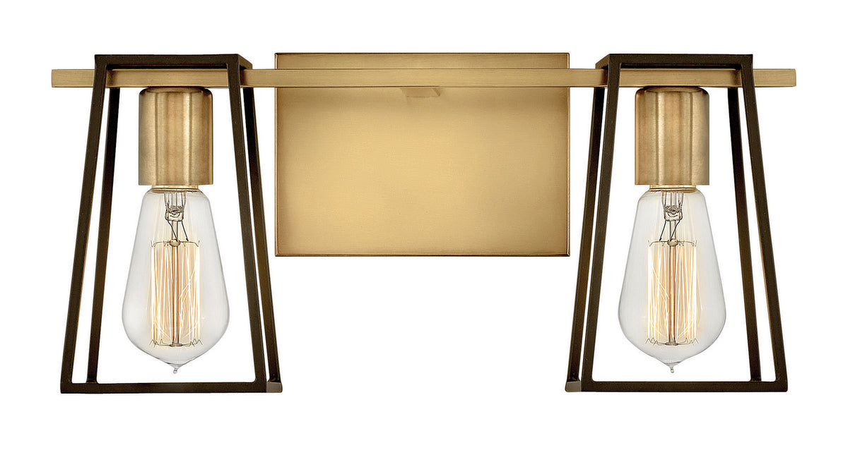 Filmore LED Vanity in Heritage Brass