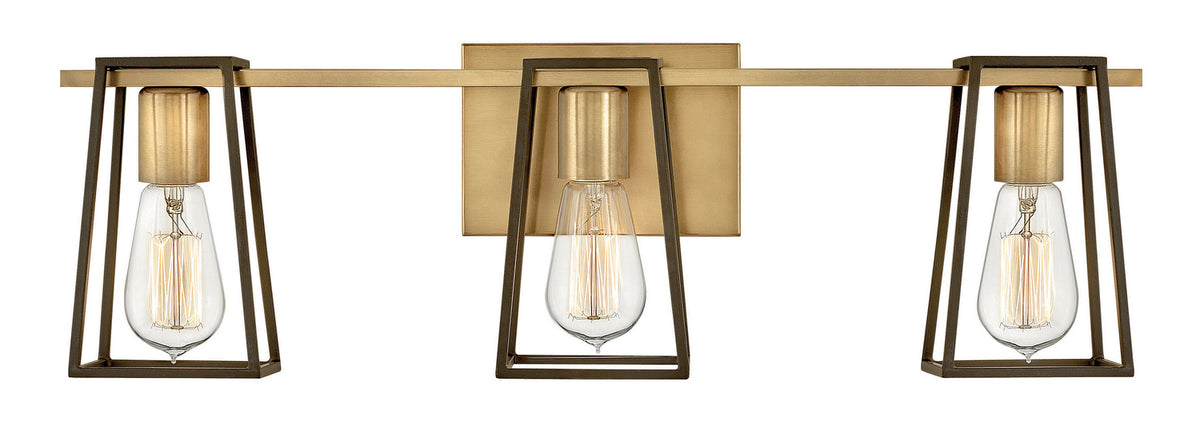 Filmore LED Vanity in Heritage Brass